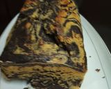 A picture of step 4 of Fruit salad, zebra cake, sweet potatoe and fermented milk(mala).