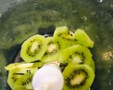 A picture of step 1 of Kiwi Soda.