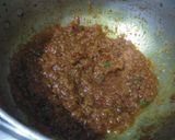 A picture of step 5 of Mushroom Matar (peas) Masala.