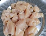 A picture of step 1 of Chicken popcorn.