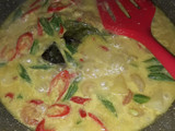 Gulai udang, buncis & kentang