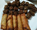 A picture of step 4 of Bajre ki kabab 😃😃.