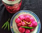 A picture of step 6 of Fermented Onion Pickle OR Pickled Vinegar Onion (Indian Restaurant Style).