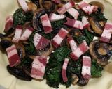 Foto del paso 2 de la receta: Tarta champiñones-Kale-tocino