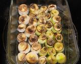 Foto del paso 5 de la receta: Puerros asados con Manzana y Queso azul en freidora de aire