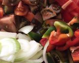 A picture of step 1 of Hungarian Chicken Goulash.