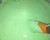 Foto langkah ke 2 dari resep Bolu Pandan Almond Ekonomis dan Simple.