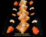 A picture of step 4 of Sweet Papaya Burfi.