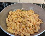 A picture of step 6 of FUSILLI with ARRABBIATA SAUCE..