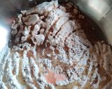 A picture of step 2 of Aloo matar parcels.