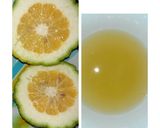 A picture of step 1 of Grapefruit drink.
