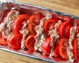 Hình bước làm 2 của món Gratin Cà Chua Thịt Băm