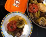 A picture of step 7 of Stuffed veggies aka gemista.