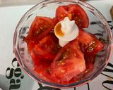 Une image de l'étape 3 de Diots à la tomate, ail et persil.