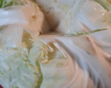 A picture of step 1 of Kimchi Batch 2.