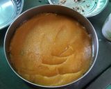 A picture of step 6 of Besan Halwa.