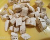 Foto langkah ke 1 dari resep Lempeng Pisang Kelapa khas Banjar.