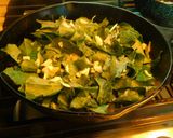 A picture of step 2 of Broccoli rabe rice.