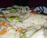 A picture of step 2 of White sauce pasta.