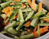 A picture of step 1 of Mix Veg Pickle.