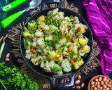 A picture of step 6 of Falhari Sweet Potato And Potato Sabji.