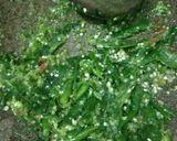 Foto langkah ke 2 dari resep Sambel ijo pete ikan teri kentang.