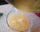 A picture of step 5 of My Banana Custard Cakes and fresh Cream. ❤.