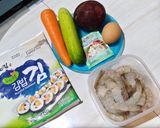 Foto langkah ke 3 dari resep California Roll Sushi.