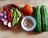 Foto langkah ke 1 dari resep Tumis Pare Pedas Cabe Setan dan Ebi Sedap Yummy dan Gak Pahit.