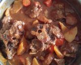 A picture of step 5 of Braised Oxtail Stew.