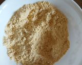 A picture of step 1 of Makki Ki Roti.