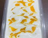A picture of step 5 of Mango Swirl Ice-cream.