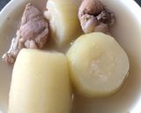 A picture of step 1 of Hairy Gourd Soup.