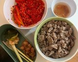 Foto langkah ke 1 dari resep Sambal Paru / Daging.