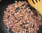 Spagetti gombás-baconos szósszal recept fázis 1 fotója
