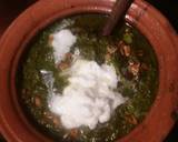 Punjabi saag with makia ki roti recipe step 8 photo