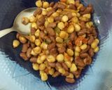 A picture of step 5 of Githeri/mixed corn and red beans.