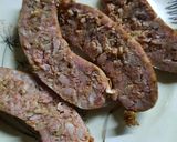 Foto del paso 4 de la receta: Tiritas de asado y chori (en aro circular)