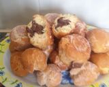 Foto del paso 5 de la receta Buñuelos de sabor fresa y chocolate