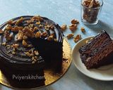 A picture of step 16 of Ragi Chocolate Cake with Walnut Crunch.