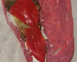 Foto del paso 1 de la receta Cachopo de setas, queso y pimientos del piquillo
