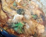 A picture of step 4 of Red Chicken Curry.