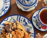 عکس مرحله 11 از دستور کیک آجیلی دو رنگ