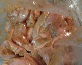 A picture of step 5 of Green Beans and Marinated Pork Strips.