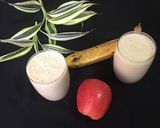 A picture of step 4 of Apple Banana Milk Shake.