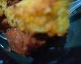 A picture of step 1 of Dhokla in gravy.