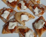 A picture of step 2 of Nachos with Beef.