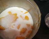 A picture of step 2 of Mango milkshake.