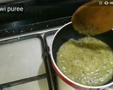 A picture of step 5 of Kiwi Agar agar.