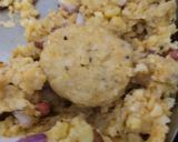A picture of step 1 of Aloo Chaat.